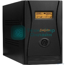 Источник бесперебойного питания ExeGate EP285517RUS SpecialPro Smart LLB-2000.LCD.AVR.C13.RJ.USB 2000VA/1200W, LCD, AVR, 6*IEC-C13, RJ45/11, USB, черный