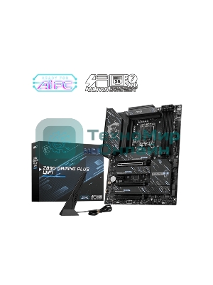 Материнская плата MSI Z890 GAMING PLUS WIFI, LGA 1851, Intel Z890, 4xDDR5, 4xSATA, 4xM.2, 1xPCIe 5.0 x16, 2xPCIe 4.0 x4, 1xPCIe x1, 1xHDMI, 1xDP, 1xUSB-C Thunderbolt 4, 1xUSB-C 3.2 Gen 2, 1x 5Gb LAN, 1xUSB-A 3.2 Gen 2, 2xUSB-A 3.2 Gen 1, 4xUSB-A 2.0, 3x3.5 мм, 7.1, ATX