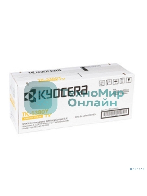 Картридж лазерный Kyocera TK-5380Y 1T02Z0ANL0 желтый (10000 стр.) для Kyocera PA4000cx/MA4000cix/MA4000cifx