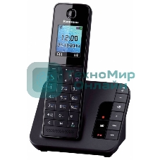 Телефон беспроводной (DECT) Panasonic KX-TGH220RUB черный АОН, Caller ID, 
