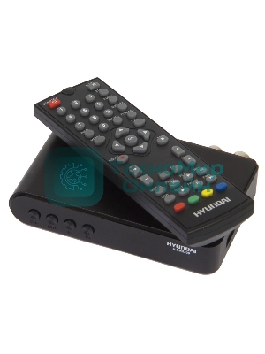 Приставка для цифрового ТВ Hyundai H-DVB200 черный, DVB-T2, DVB-T, DVB-C, HDMI, USB 2.0