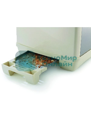 Тостер Gorenje T1100CLI 860Вт бежевый/серебристый