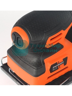 Вибрационная шлифовальная машина PATRIOT OS 105240 Вт, 13 000 кол/мин; размер платформы: 104 х 112 мм