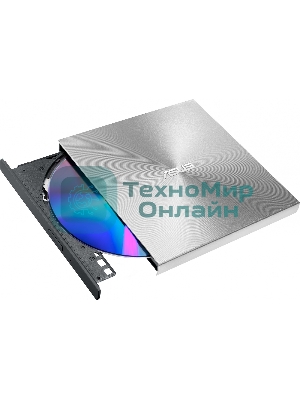 Оптический привод DVD-RW Asus SDRW-08U8M-U серебристый USB slim ultra slim M-Disk Mac внешний RTL