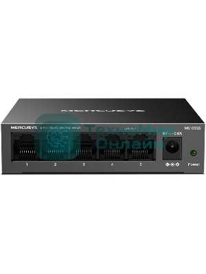 Коммутатор настольный Mercusys MS105GS с 5 гигабитными портам
