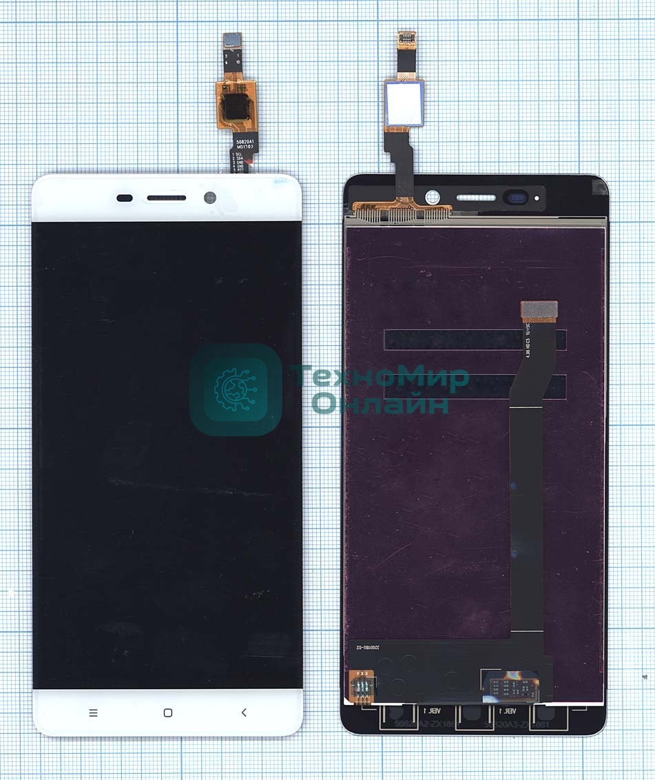 Дисплей для Xiaomi Redmi 4 белый