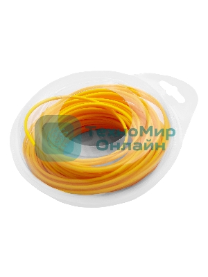 Леска для триммера Denzel квадратная, 2.0мм х 15м, блистер