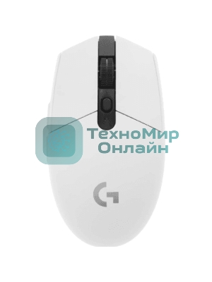 Мышь беспроводная Logitech G304 Lightspeed белый, 12000 dpi, радиоканал, USB, кнопки - 6