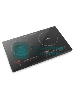 Электрическая плитка Kitfort KT-105 черный (настольная)