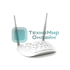 Сетевое оборудование TP-Link SOHO TD-W8961N(RU) 300 Мбит/с, 2T2R, ADSL2/ADSL+, Annex A, 4 порта 100 Мбит/с