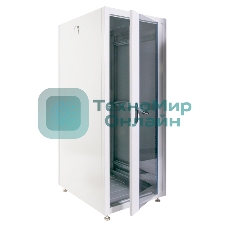 Шкаф телекоммуникационный напольный ЭКОНОМ 30U (600 × 800) дверь стекло, дверь металл