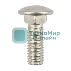 Болт мебельный Kranz DIN 603, 10х30, пакет (10шт.)