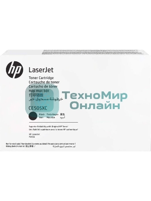 Картридж лазерный контрактный HP LaserJet CE505X Contract Black Print Cartridge
