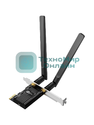 Двухдиапазонный адаптер PCI Express TP-Link Archer TX20E с поддержкой Wi-Fi AX1800 и Bluetooth 5.2