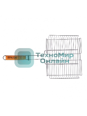 Решетка-гриль Camping Palisad 260х320х65 мм, объемная, хромир.