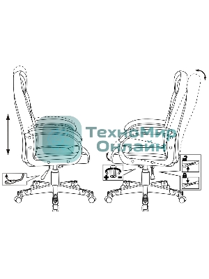 Кресло Бюрократ Zombie GAME 17 черный/серый, экокожа, 120 кг, механизм качания