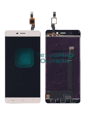 Дисплей для Xiaomi Redmi 4 золотой