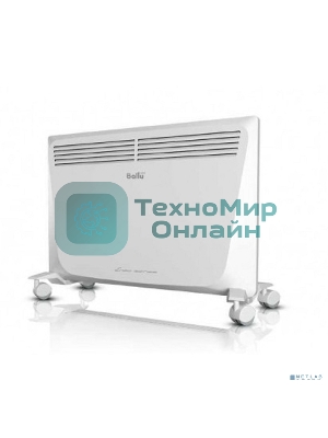 Конвектор электрический Ballu Enzo BEC/EZER-1000 белый, 1000 Вт, 15 м2, термостат, дисплей