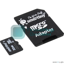 Флеш карта Smartbuy microSD 32Gb, microSDHC Class 10 (SD адаптер)