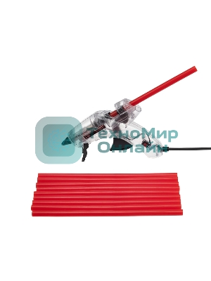 Клеевые стержни Rexant, Ø11 мм, 270 мм, красные, 10 шт., хедер