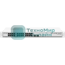 Коммутатор MikroTik CSS326-24G-2S+RM 24х Gigabit RJ45, 2х SFP+