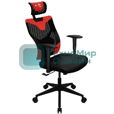 Кресло Aerocool GUARDIAN Champion Red (<150кг, эргономичное, сетчатый материал, 2D подлокотник)
