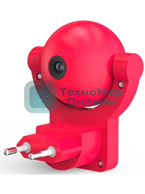 Светильник розеточный Gauss с фиксированной проекцией и датчиком освещ. 0.5Вт розо. 1/100