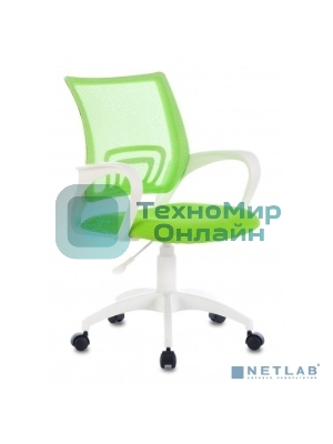 Кресло Бюрократ CH-W695NLT TW-03A TW-18 салатовый, сетка/ткань, 120 кг, механизм качания