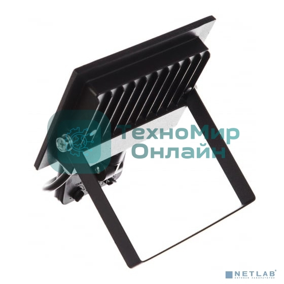 Прожектор Ultraflash LFL-5002S C02 черный (LED прожектор с датчиком, 50 Вт, 230В, 6500К)