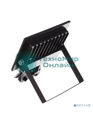 Прожектор Ultraflash LFL-5002S C02 черный (LED прожектор с датчиком, 50 Вт, 230В, 6500К)