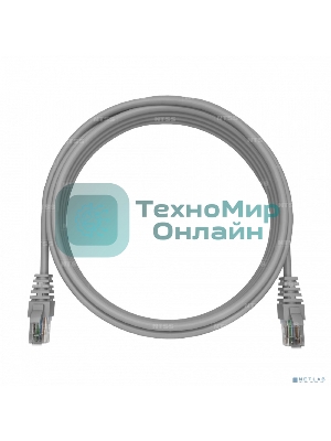 Патч-корд NTSS PREMIUM 2xRJ45/8P8C, T568B UTP CAT5e LSZH 7 метров, серый NTSS-PC-PM-UTP-RJ45-5e-7.0-LSZH-GY