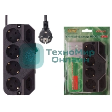 Сетевой фильтр Most СRG 5м (6 розеток) черный (коробка)