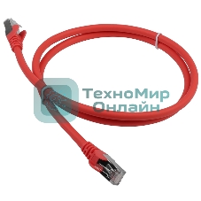 Патч-корд Lanmaster LAN-PC45/S6A-5.0-RD вилка RJ-45-вилка RJ-45 кат.6А 5м красный LSZH