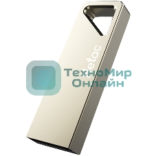 Флешка USB Netac U326 (NT03U326N-032G-20PN), 32Gb, USB 2.0, R/W 50/15, серебристый