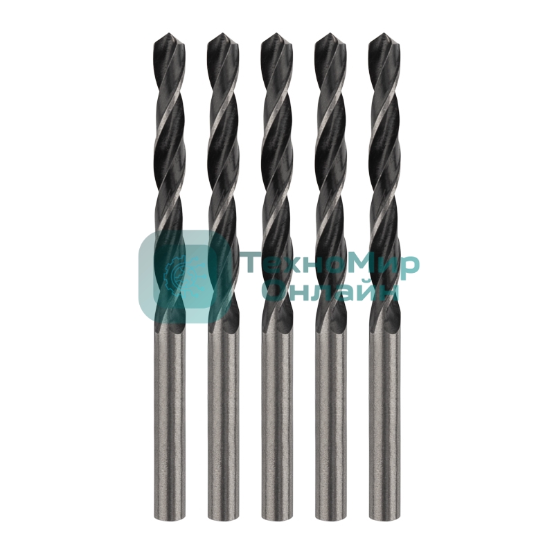 Сверло по металлу Kranz 10,0 мм HSS (5 шт. в упаковке) DIN 338