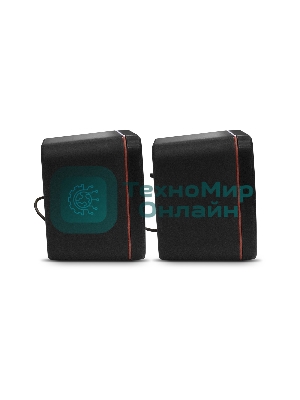 Акустическая система 2.0 ExeGate EX287050RUS Disco 160 (питание USB, 2х3Вт (6Вт RMS), 100-20000Гц, черный)