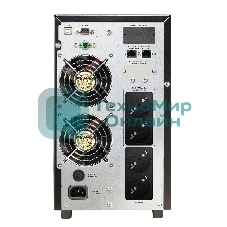 Источник бесперебойного питания CROWN On-Line CMUOA-350-2K EURO 2000VA/1800W, корпус металл, TOWER, АКБ 6*12V/7AH, PF-0.9, AVR 110-300V, порт RJ-11/45+USB/RS-232, EPO, розетки 4*EURO, входной кабель 2 м, вентилятор охлаждения, автомат, слот для SNMP, порт для доп. батарейных кабинетов, ПО