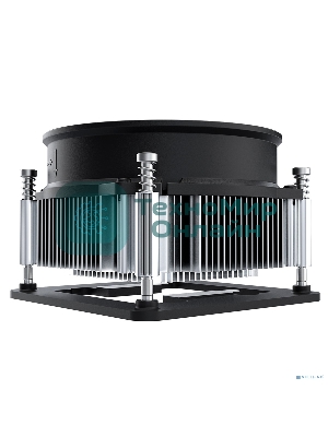 Кулер ID-COOLING DK-19 PWM серебристый/черный 92мм алюминий 2200rpm 26db 4-pin 95W 55мм