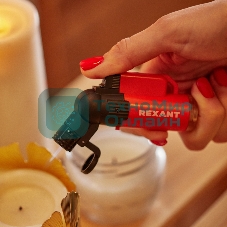 Турбо горелка Rexant GT-10, заправляемая, красная