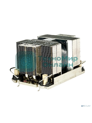 Радиатор для процессора Ablecom ACL-S21130 серебристый, 60 мм, алюминий/медь, 10000 об/мин, 52 дБ, 400 Вт, 64.5 мм