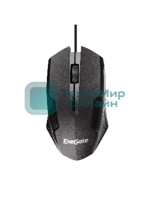 Мышь проводная ExeGate Professional Standard SH-9025 черный, 1000 dpi, USB, кнопки - 3