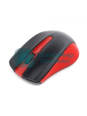 Мышь беспроводная Гарнизон GMW-430R красный, 1200 dpi, радиоканал, USB, кнопки - 3