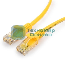 Патч-корд UTP Cablexpert cat.5e, 3м, литой, многожильный, желтый