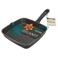 Сковорода МЕЧТА 66701 Гранит 26см 66701 Сковорода - гриль квадратная 26см 