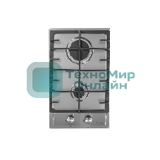 Газовая варочная панель LEX GVS 321 Inox 4000Вт 2 комфорки нерж.сталь