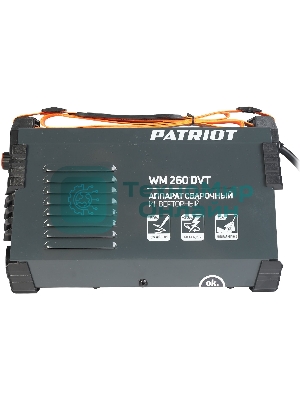 Сварочный аппарат Patriot WM260DVT инвертор MMA/TL/vrd 12.5кВт
