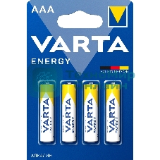 Батарейки VARTA ENERGY AAA бл. 4 (рус.)
