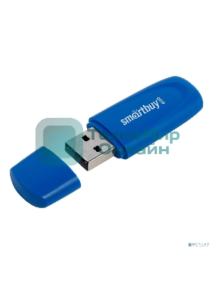 Флешка USB Smartbuy Scout Blue (SB004Gb2SCB), 4Gb, USB 2.0, R/W 15/8, синий