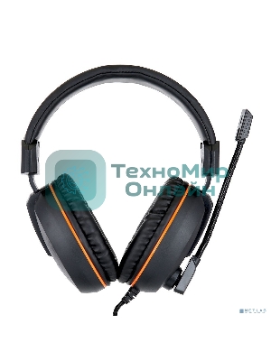 Гарнитура Gembird MHS-G100 чернцый/оранжевый, проводная