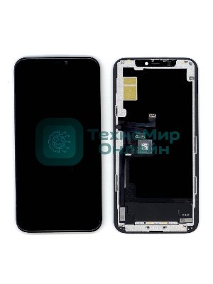 Дисплей (модуль) для Apple iPhone 11 Pro в сборе с тачскрином (OLED JS), черный